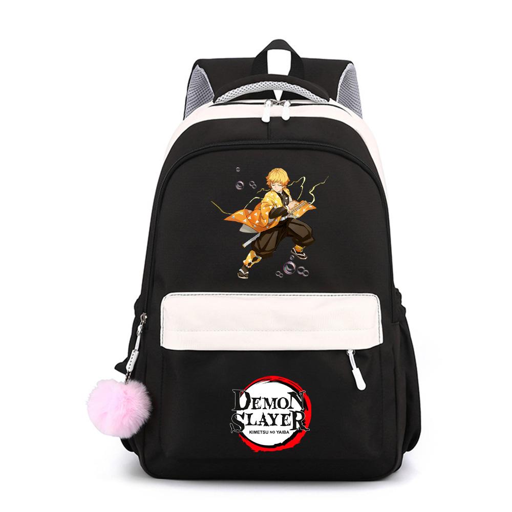 Anime Demon Slayer Printed Large Capacity Waterproof Backpack for Teenger Student Schoolbag Bookbag Gift Travel Bag