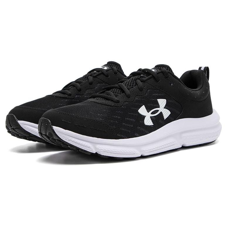 Under Armour Charged Assert 10 Black White Men Sneakers 3026175-001