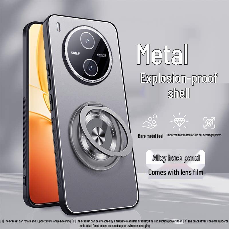 Metal Matte Protective Phone Case for Vivo Y600 Pro with Silicone Full Coverage and Lens Protection