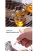 Vanshi High-Temp Glass Teapot with Stainless Steel Filter and Anti-Scald Design - Ideal for Kung Fu Tea