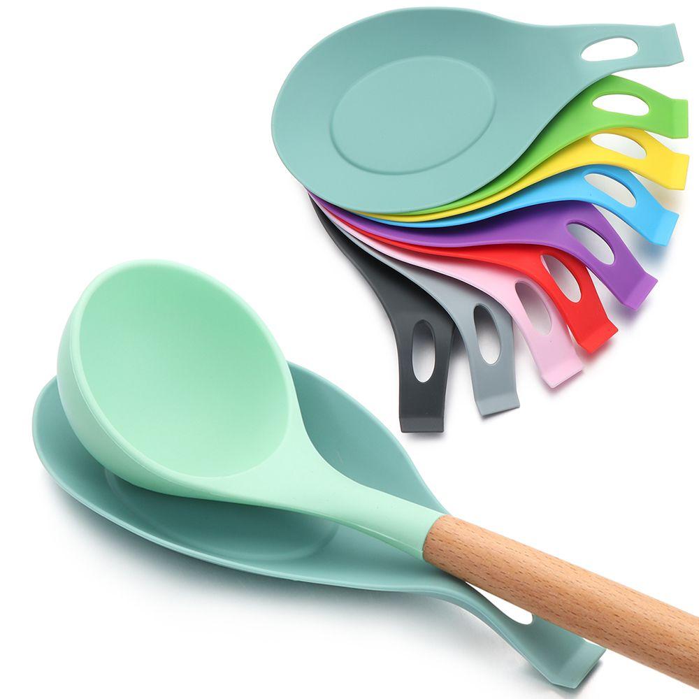 Accessories Stove Organizer Plate Holder Scoop Bracket Stand Placemat Utensil Holder Heat Resistant Spoon Shelf Spoon Rest