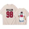 High Quality Cotton Morgan Wallen One Thing At A Time T-Shirts Fashion Harajuku O-Neck Short Sleeve Man Woman Shirts Fans Gift