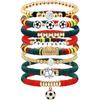 Sada náramků na Mistrovství světa ve fotbale FIFA 2026 Fotbalový přívěsek Korálky Doplňky pro sportovní hry