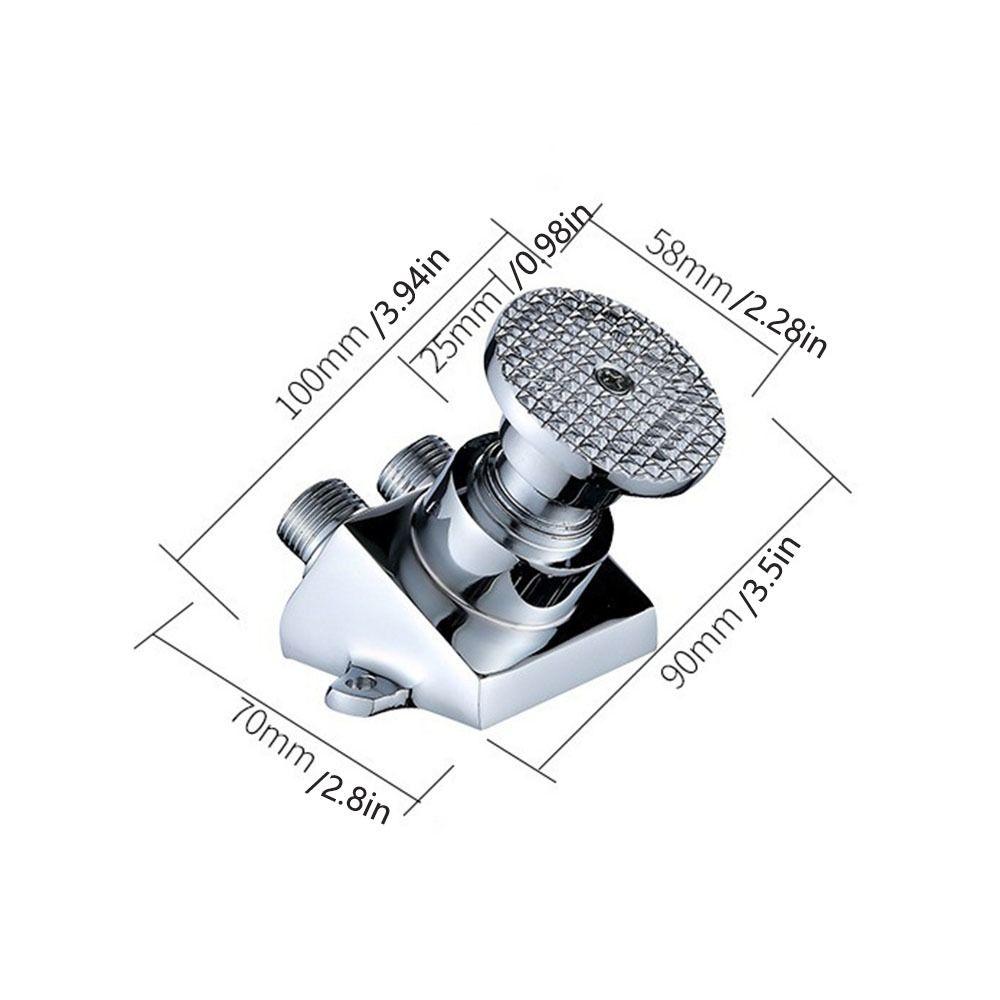 Brass Construction Foot Pedal Valve Single Cold Tap Pedal Bathroom Faucet  Bathroom Basin