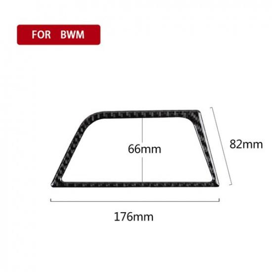 Right Air Outlet Frame Cover Sticker For BMW 3 Series F30 F34 13-16 Carbon Fiber