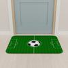 Green Football Court Pattern Doormat Non-slip Small Rug Home Decor Bath Mat  Bathroom