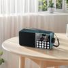 Mini Portable Radio Bluetooth-Compatible Digital FM Radio Support TF Card USB Stereo MP3 Player with HD Display Screen for Elder