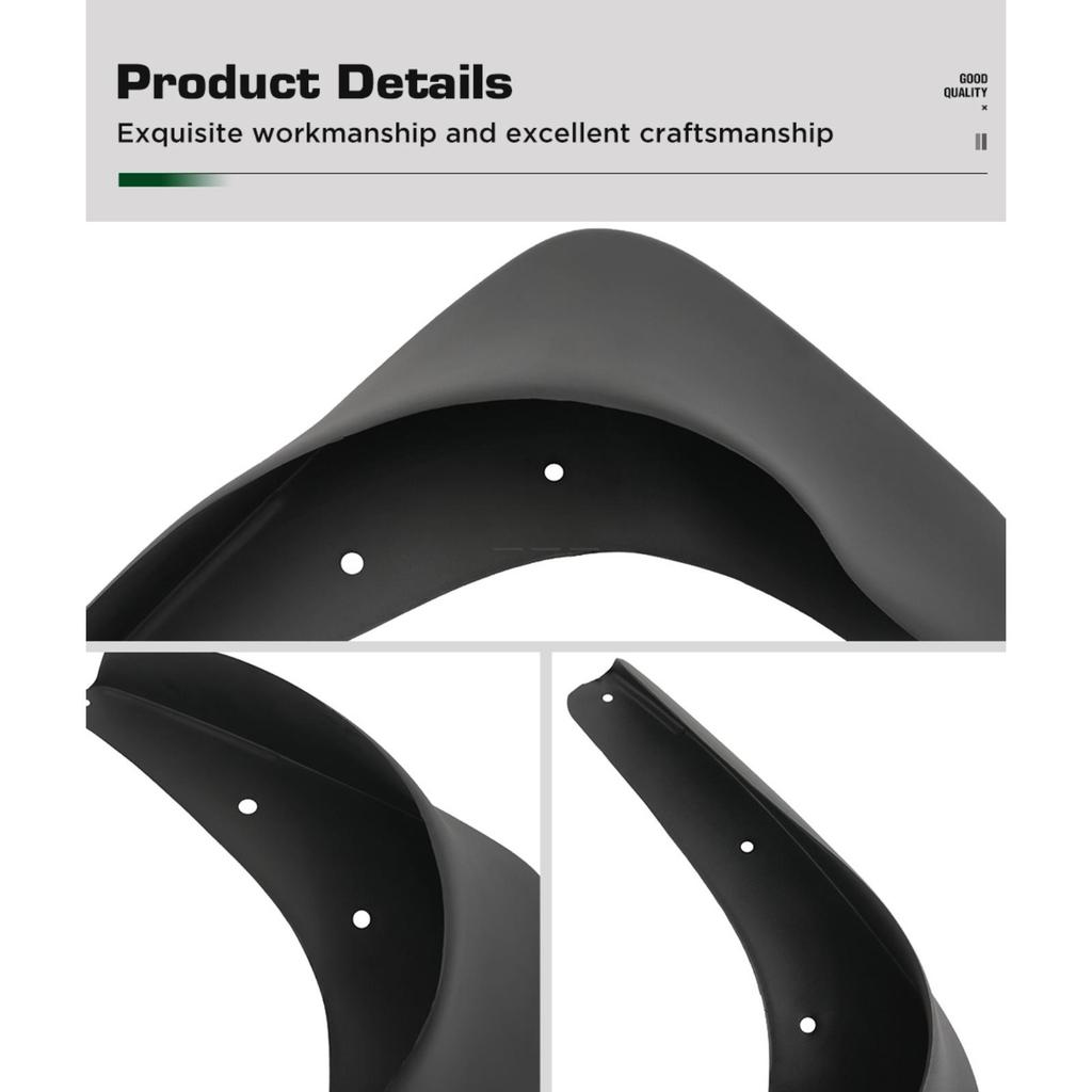 4PCS Car Mud Flaps Splash Guards Mudguards Car Mud Flaps Compatible with Citroen Picasso 2007 2008 2009 2010 2011 2012 2013 2014