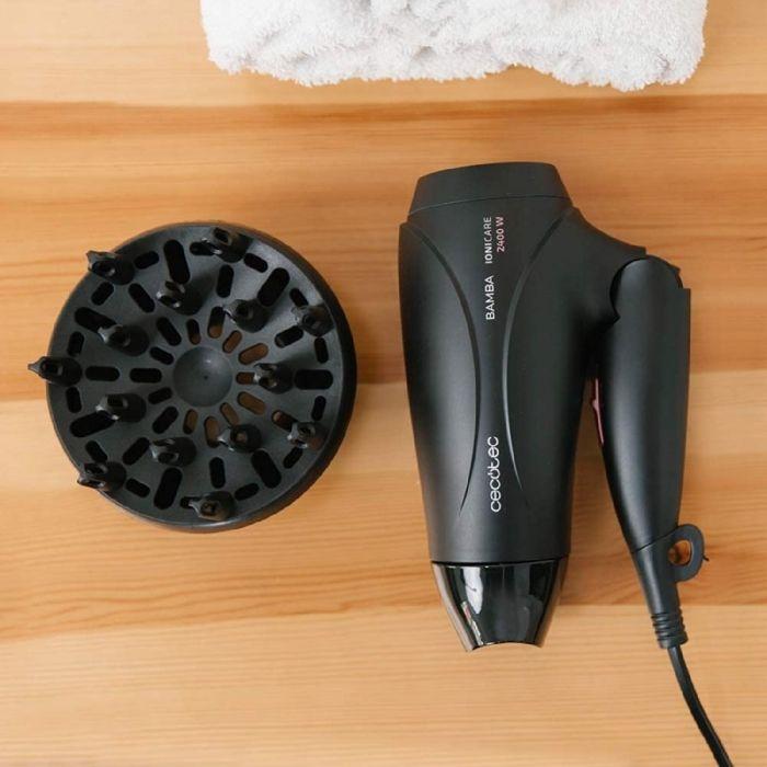Sèche Cheveux Ionique Compact Cecotec Bamba IoniCare 5450 Power&amp;Go Pro Fire - 2400W - Technologie Ion