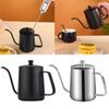 Narrow Spout Gooseneck Coffee Drip Kettle Stainless Steel Hand-poured Coffee Maker  Outdoor