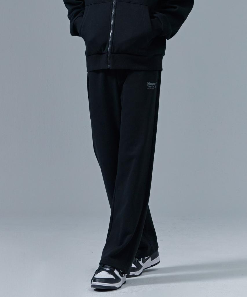 CHASECULT Unisex Graphic Brushed Straight Pants-Cfzu7207C03