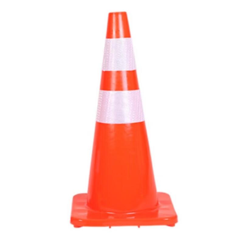 67cm Red PVC Reflective Traffic Cone
