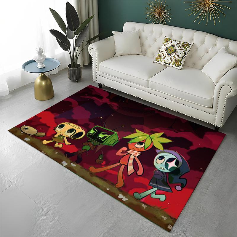 Tappeto Antiscivolo Dandy World Cartoon per Soggiorno, Camera da Letto, Sala Giochi, Tappeto Morbido Pavimento Tappeto Arredo Casa Stanza Bambini