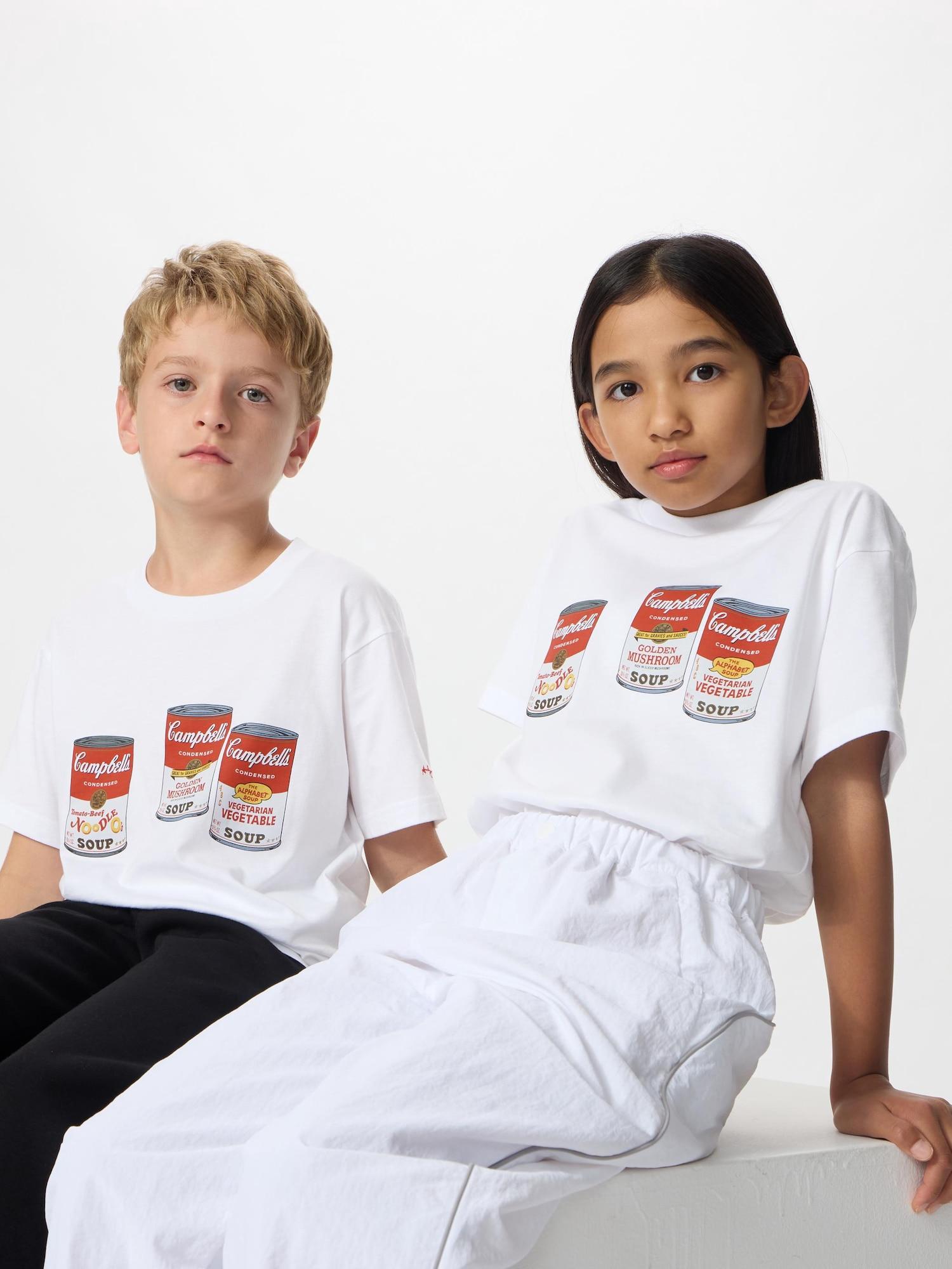 

Uniqlo Футболка детская с коротким рукавом в стиле поп-арт UT с принтом «Нью-Йорк» Энди Б.