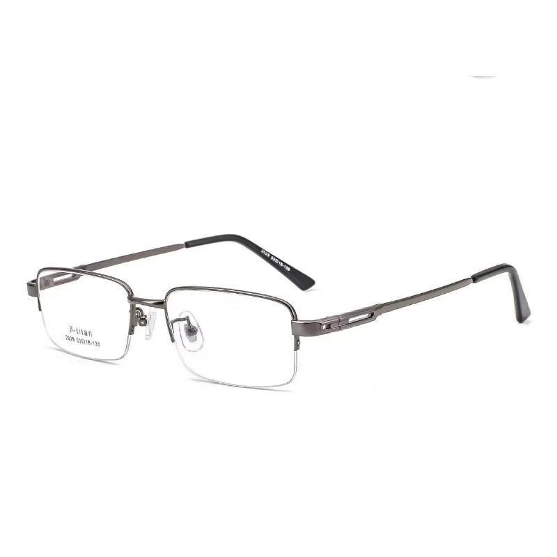 Half Metal Frame Nearsighted Glasses Unisex Prescription Myopia 0 to 6 00 Lightweight Durable