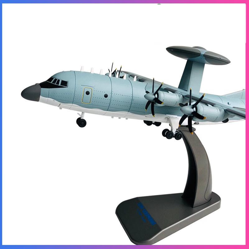 Diecast KJ-500 Early Warning Aircraft Model 1:100 Scale