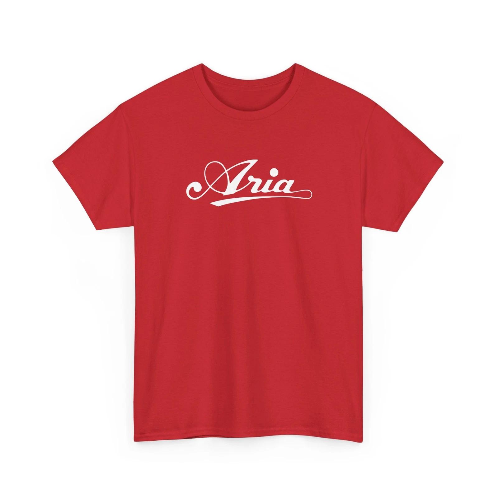 Aria Guitars Badge T-Shirt - Pro II Tee Japan Retro 80s Guitars Gift 13 Colors L