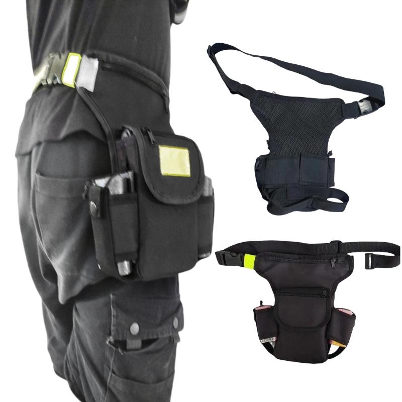 Oxford Cloth Two Way Radio Carry Bag Adjustable Camping Hiking Thigh Pouch Tactically Drop Leg Outdoor Slings Bags