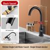 Oein All-Copper Swivel Kitchen Faucet with Sprayer