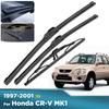 For Honda CR-V CRV MK1 1997-2001 1998 1999 2000 Wiper Front & Rear Wiper Blades Windshield Windscreen Window Brushes 19"+19"+13