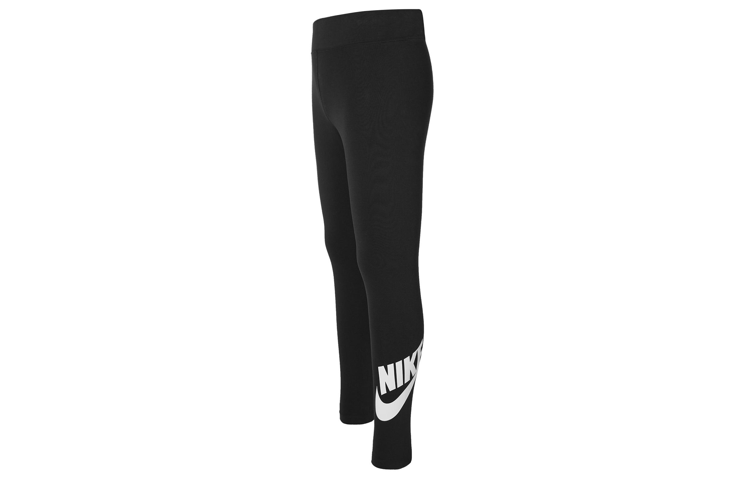 Nike Women ss Slim Fit Letter Print Casual Pants Black CJ2298-011 S