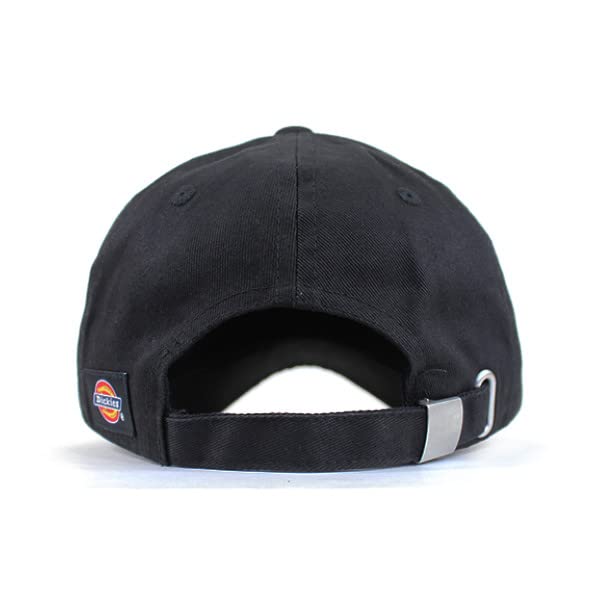 Dickies Cap for Men and Low Smile Present for Girls Women, Hat, Cap, EMB, Popular, Trendy, Cute, Gift, (Black)
