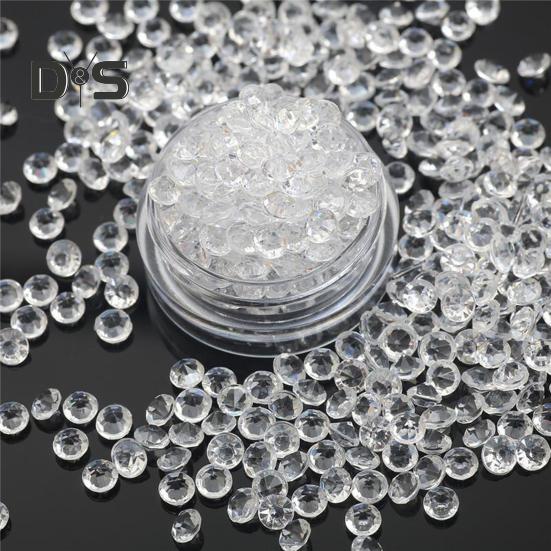 1000Pcs Acrylic Rhinestones Colorful Resin Faux Crystal Gems DIY Crafts Vase Fillers Weddings Home Table Decor