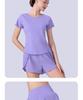 Women's Quick-Dry High-Waist 2-in-1 Sports Shorts for Running & Yoga