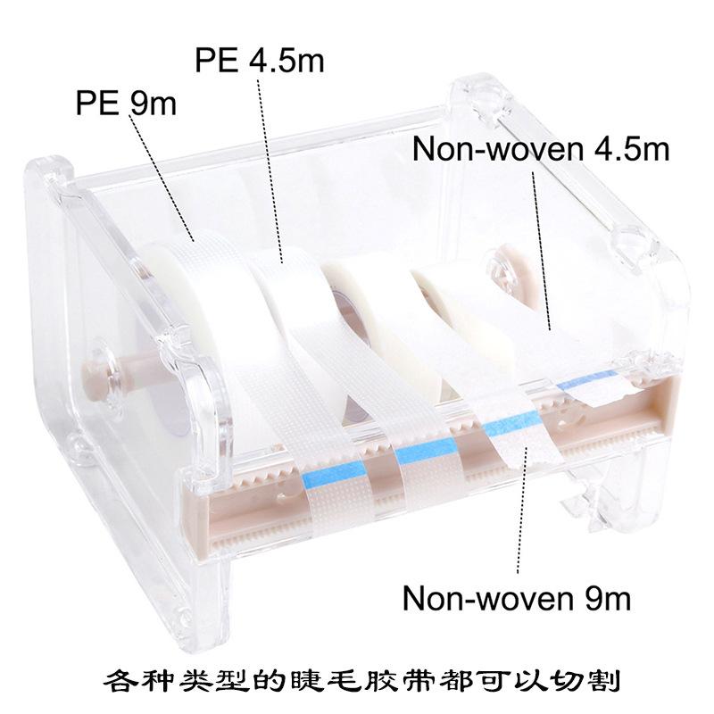 Eyelash Extension Tape Transparent Storage Cutter Colors Tapes Cutter Split Grafting Eyelashes Medical Tape Makeup Tools
