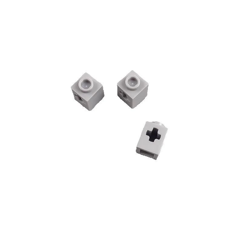 10PCS 73230 1x1 with Axle Hole Building Blocks Moc Accessories Compatible with Brick Toys Children Gift Box