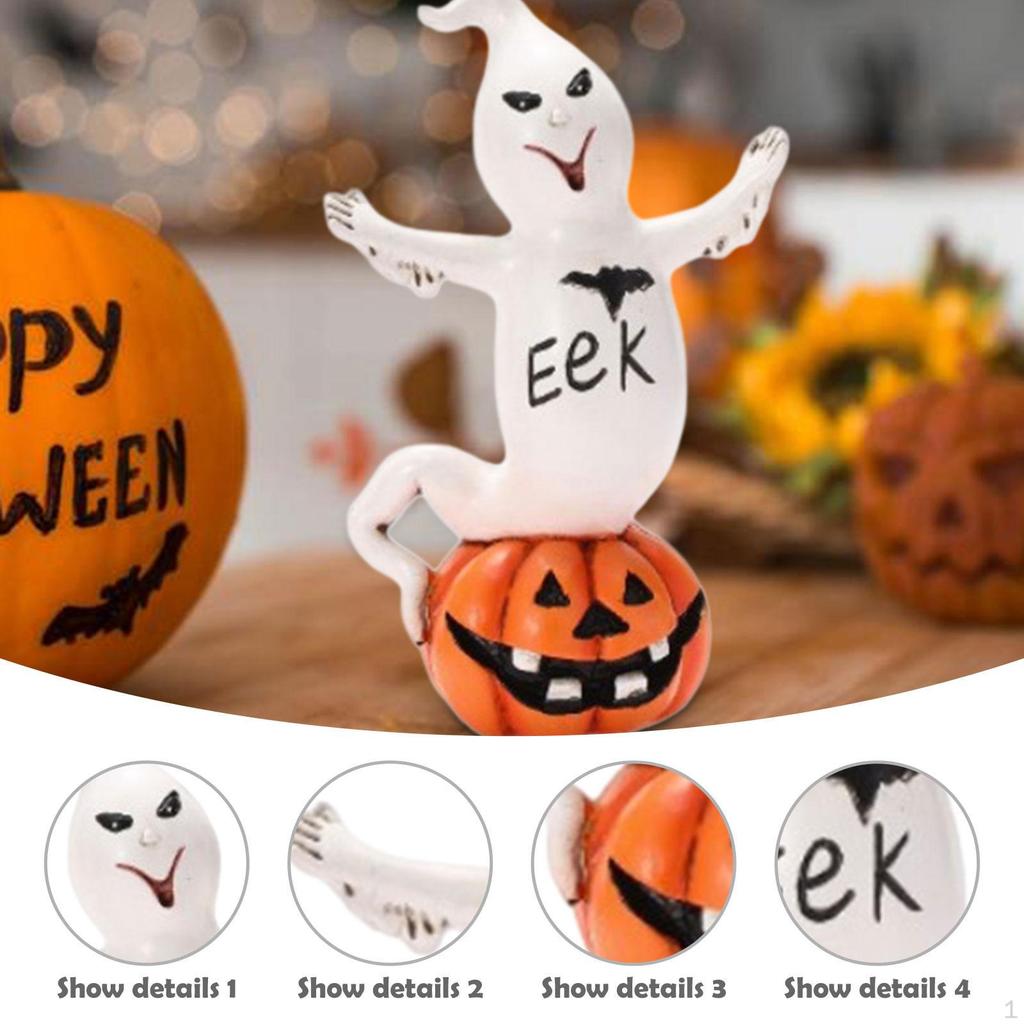 Figurine Halloween Decoration Collectible Fashion Desktop Ornament Home Decor for Garden Fireplace
