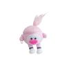 Creative Cute Sausage-Mouth Frizzy Braids Plush Keychain: Long-Haired Coal Ball Figure Doll Bag Charm