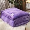 Coral Fleece Thick Blankets Flannel Warm Thin Quilt Nap Blanket Portable Travel Office Car Sofa Home Textile Multi-purpose