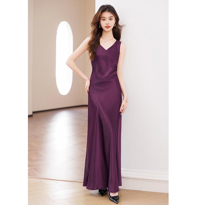 Women's Petite Acetate Satin Blazer & Dress Set - Spring 2026 Collection