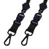 Adjustable ID Rope Metal Polyester Neck Strap Necklace Keychain Holder  Women Men