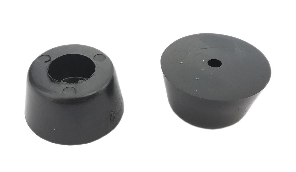 Rubber Foot 26/13 Mm Black