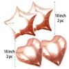 48pcs/set Rose Gold Series Balloon Party Decorations Wedding   Birthday Balloons