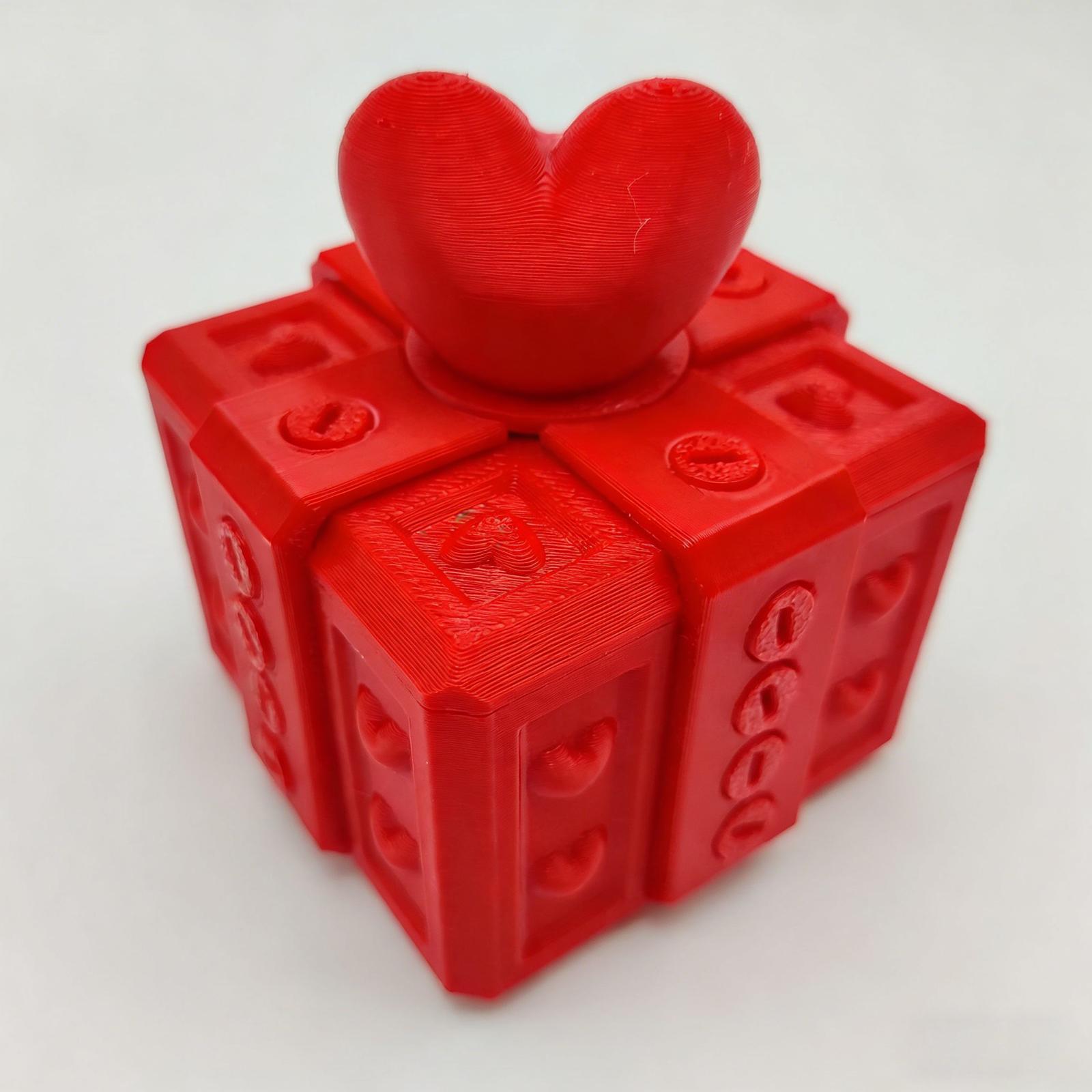 Valentine s Day Gift: A 3D-printed Annoying Gift Box One Size