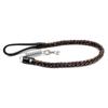 Leather Dog Leash For Large Dogs Strong Leather Braided Dog Leash With Buffer Spring Pet Traction Rope For German Shepherd Dog