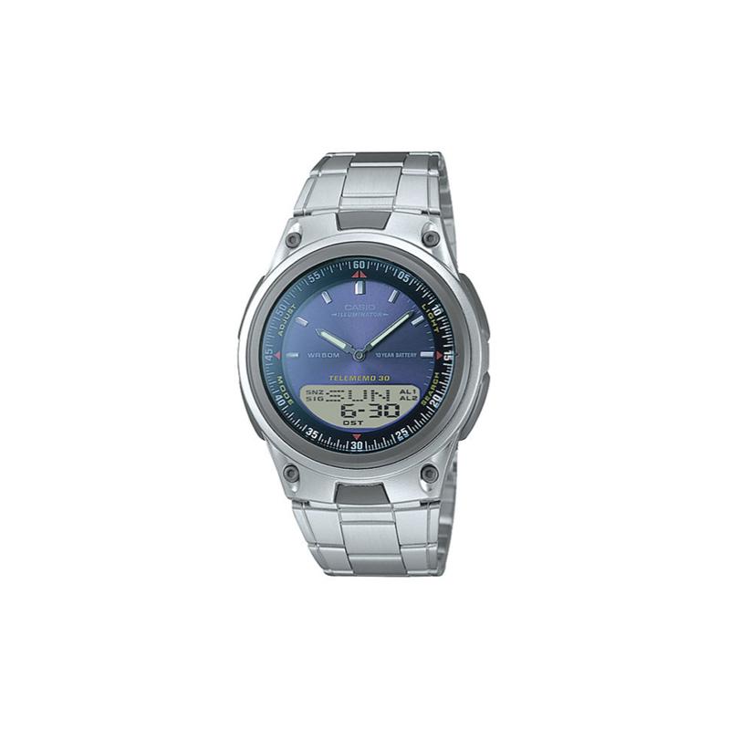 

Casio YOUTH Series-Disc Dual Display Ten Years Power Pointer Digital Dual Display Multi-Function Quartz Movement Stainless Steel Strap AW-80D-2A2021 синий
