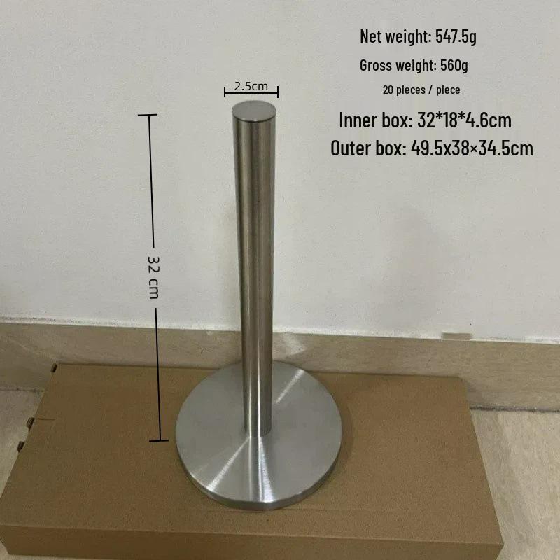 Stainless Steel No-Drill Wall-Mounted Towel and Toilet Paper Holder