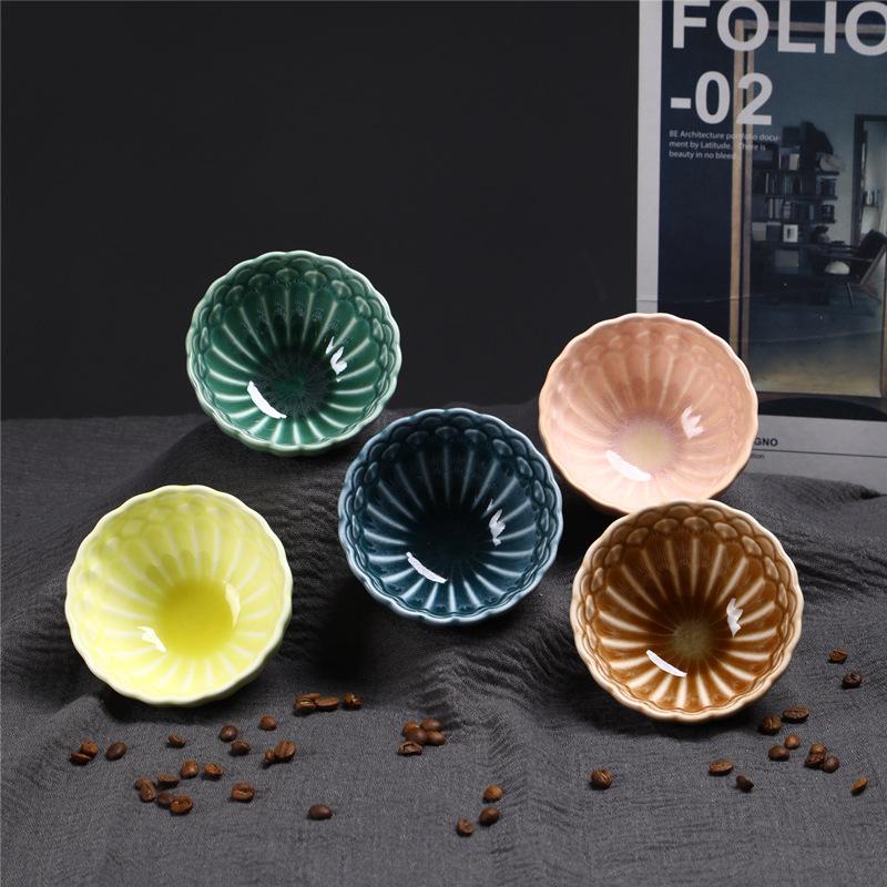 Ceramic Master Cup Large Lotus Cup Teacup Household Ceramic Cup Kung Fu Tea Set Teacup Personal Tea Cup