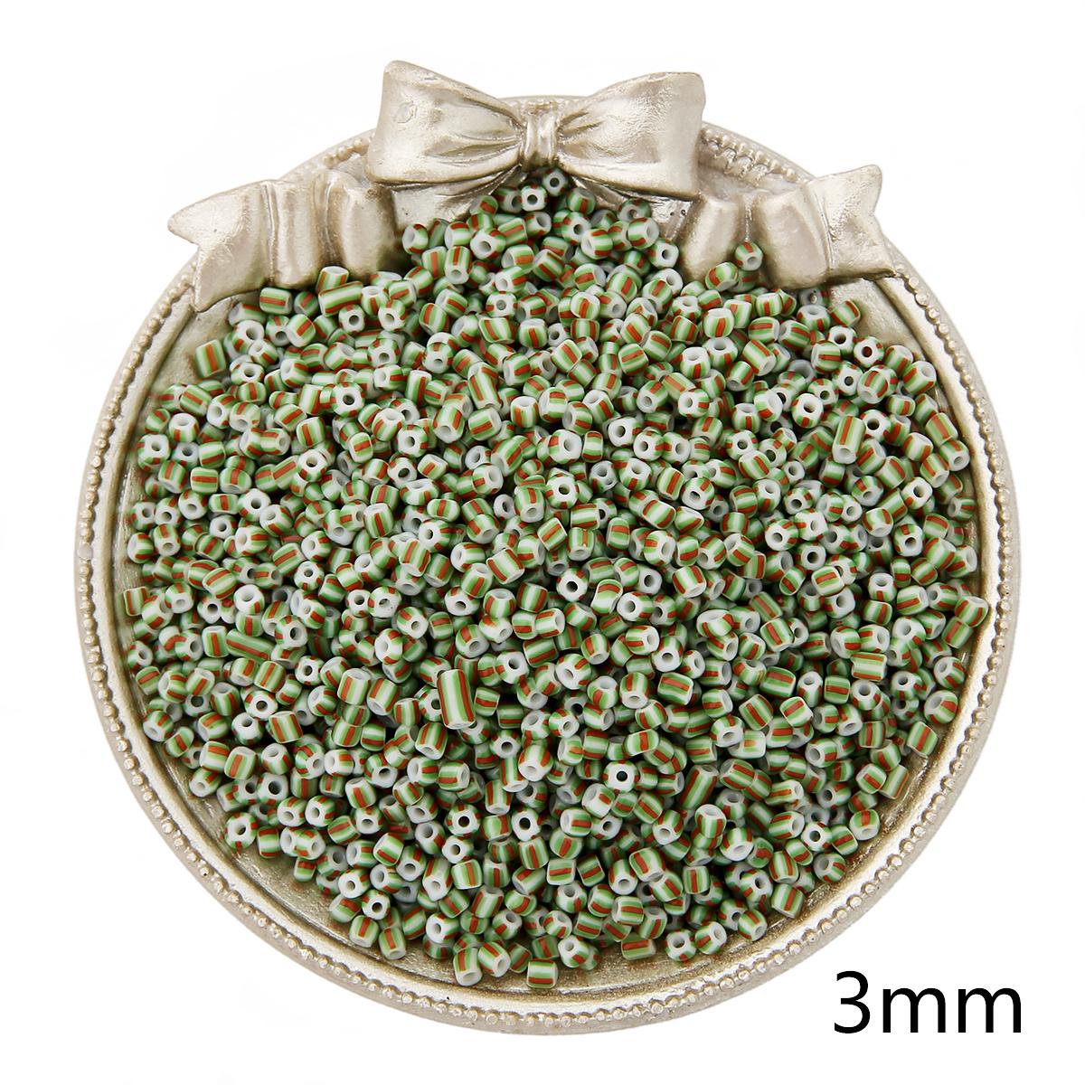 

3 мм четыре линии арбузные бусины стеклянные рисовые бусины для изготовления ювелирных изделий DIY браслет ожерелье серьги about 3mm 650pcs