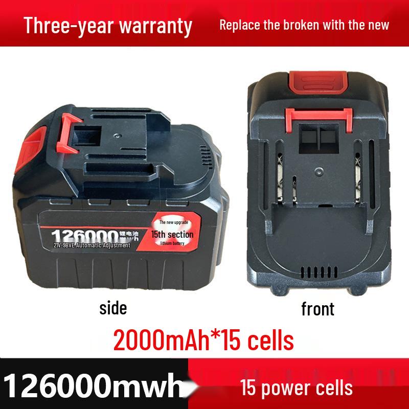 21V Rechargeable Handheld Drill with Large Capacity Lithium Battery