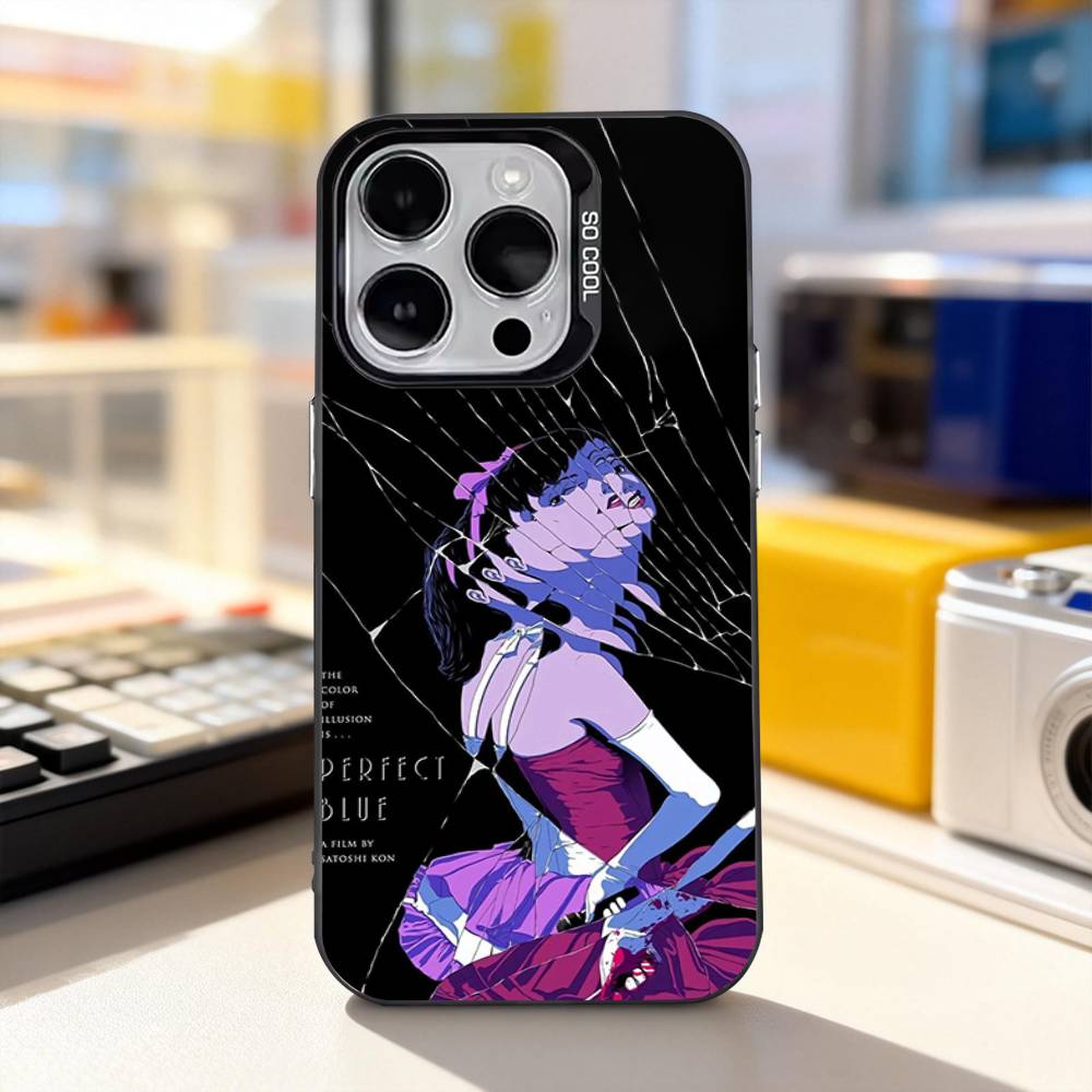 Perfect B-Blue Anime Phone Case For iPhone 17,16,15,14,13,12,11,Pro,XS,Max,Plus,Mini,SE4,E Black Matte Shockproof Cover