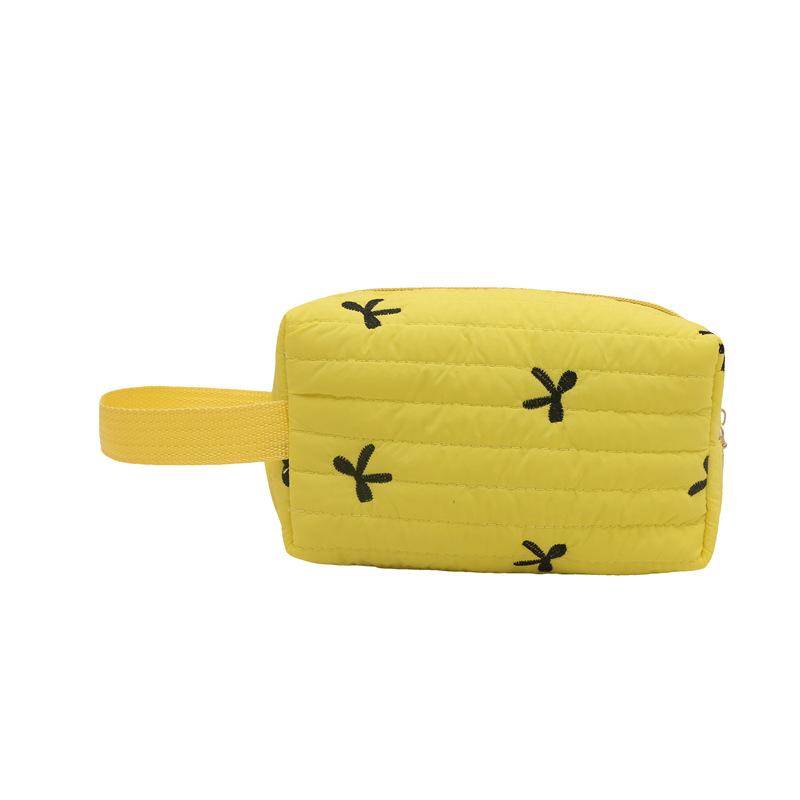 Herbst 2025 neue einfache und schöne Nischendesign leichte kleine quadratische Tasche Clutch einfache lässige Kosmetiktasche