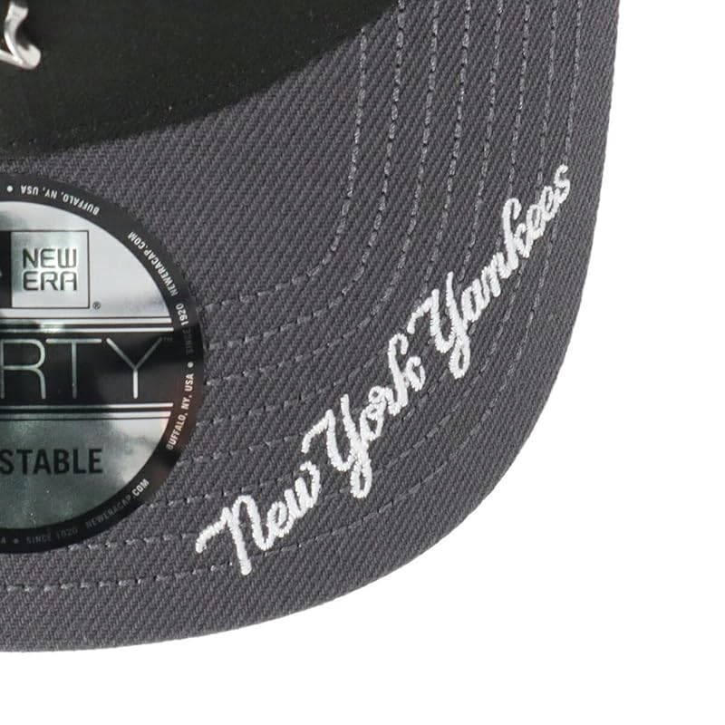 New Era (new Era) New Era Cap MLB Metal Logo ONSPOTZ Special Order NY Black/graphite FREE 9FORTY CS Mini Logo Metal Badge Metallic Visor Mlb New York