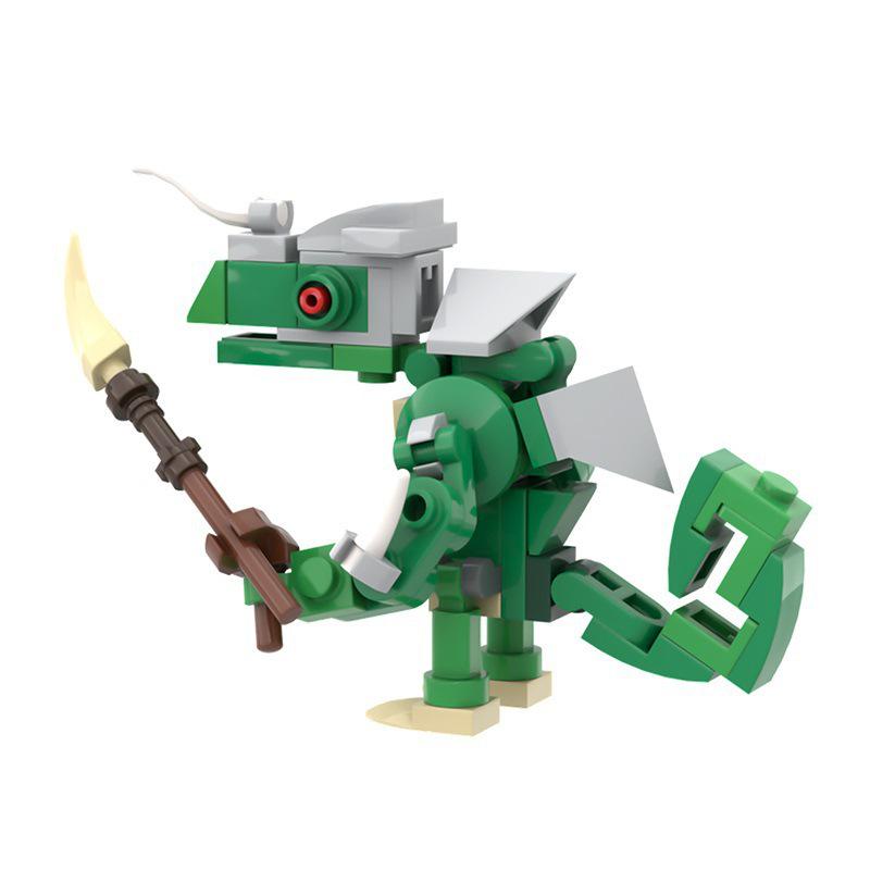 Zelda: Breath of the Wild Lizalfos Building Blocks - Compatible with Lego (MOC-170597)