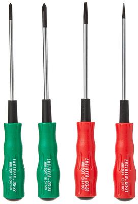 ENGINEER Mini Soft Screwdriver Set (4 Pieces) DK-16