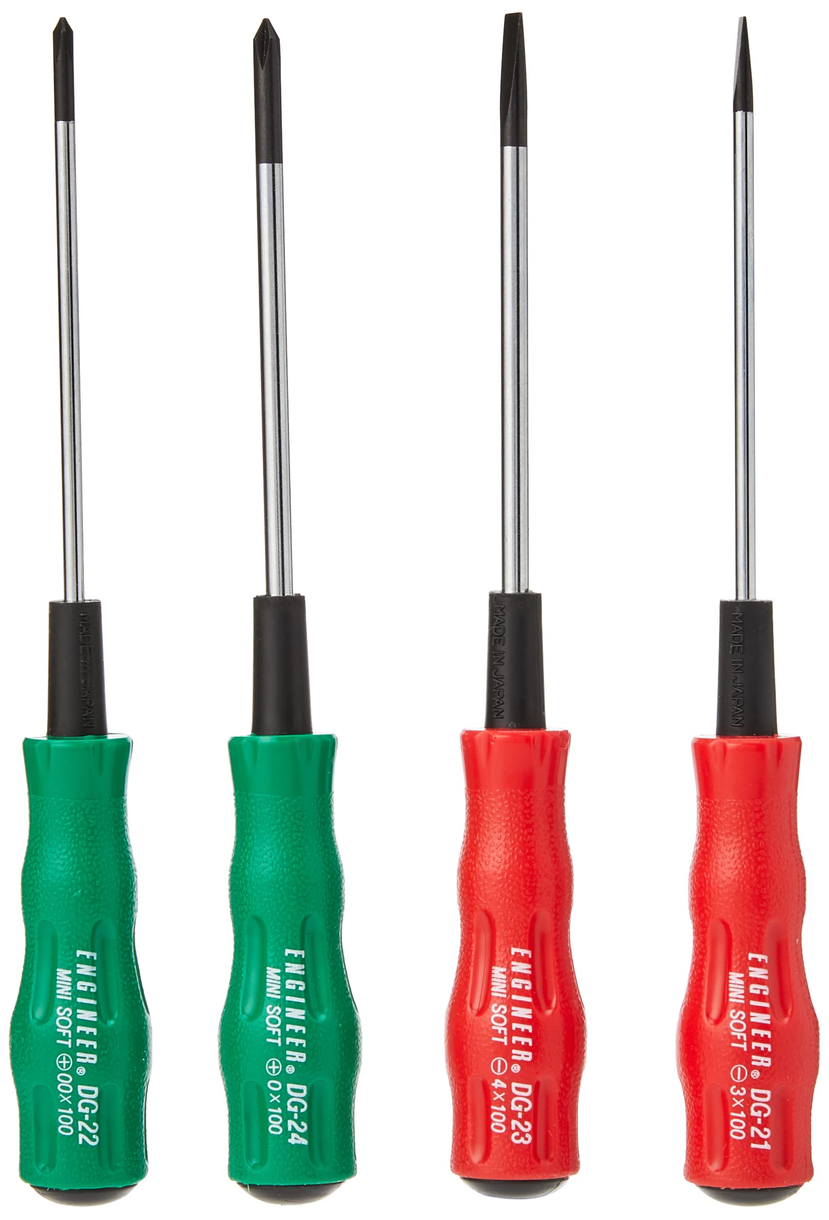 

ENGINEER Mini Soft Screwdriver Set, Set of 4, DK-16